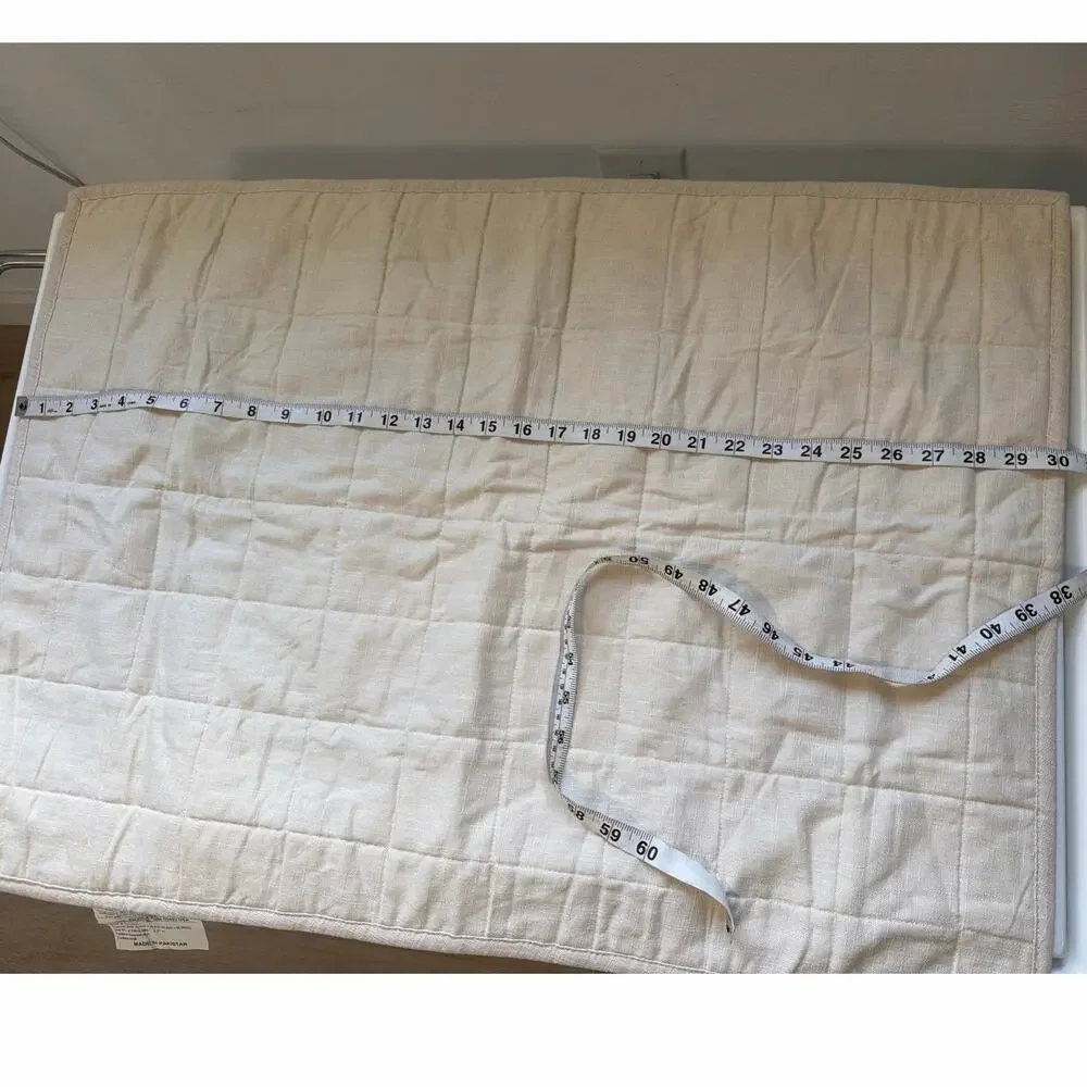 Casaluna only 1 king size Heavyweight LinenBlend Quilt sham Cotton New NWT